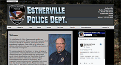 Desktop Screenshot of esthervillepd.net